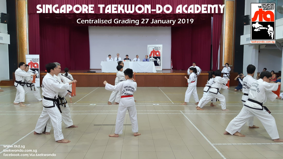 Centralised Grading Yew Tee Northpoint Yishun Khatib Woodlands Sembawang Canberra Kinex Paya Lebar Katong Ang Mo Kio Kebun Baru Singapore Taekwondo Academy STA HQ TKD