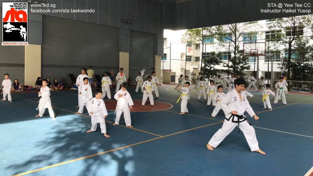Instructor Haikel Yusop STA Yew Tee CC Singapore Taekwondo Academy HQ TKD